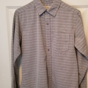 Mens gray button up
